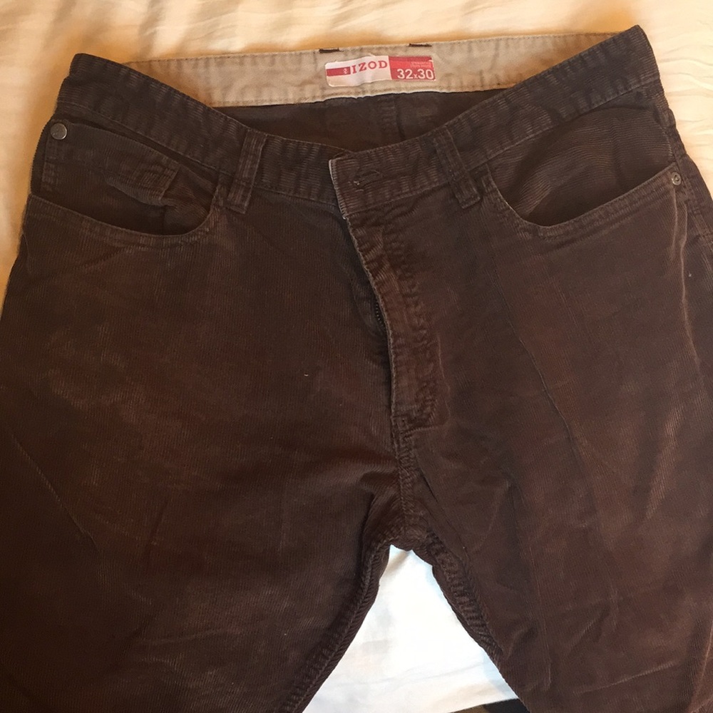 Izod brown corduroy